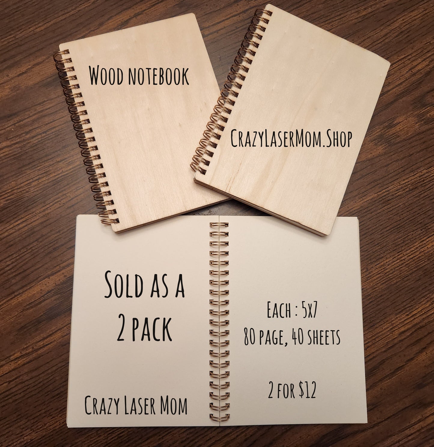 Wood notebook